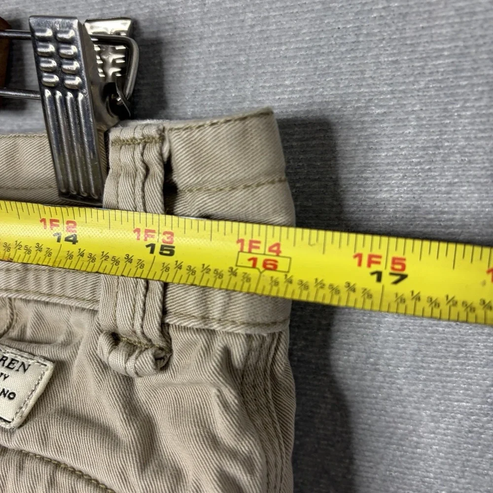 Polo Ralph Lauren Cargo Shorts Mens Size 32 Beige Combat Army Military Pockets
